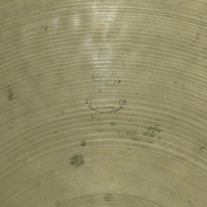 Cymbale hi-hat bottom usagée Zildjian Avedis Trans Stamp 15+po (1415g)