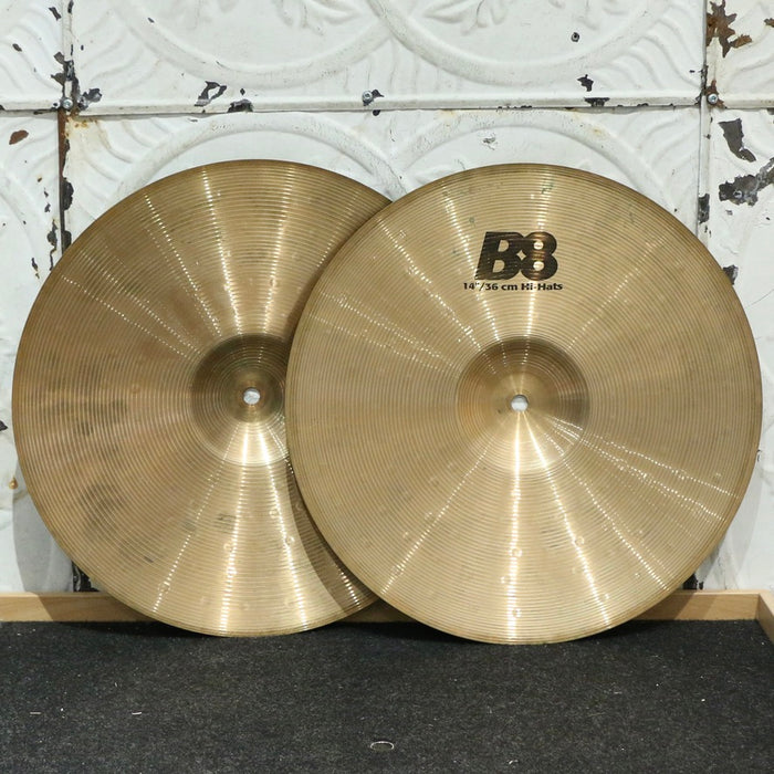 Cymbales hi-hat usagées Sabian B8 14po (940/1136g)