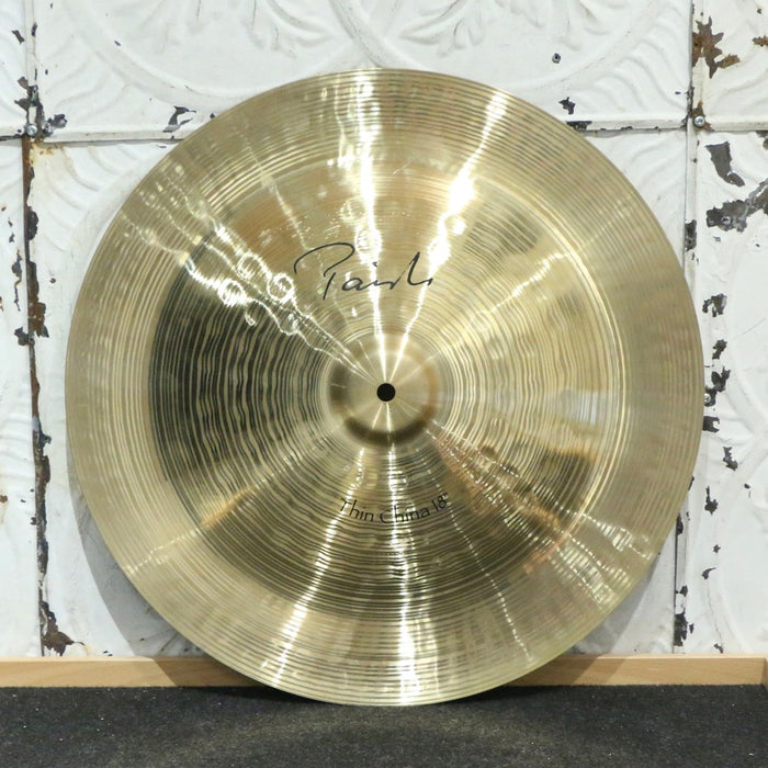 Cymbale chinoise usagée Paiste Signature Thin 18po (1290g)