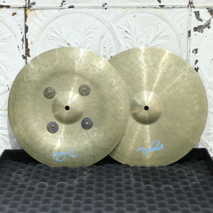 Cymbales hi-hat PGB Inverted China 14po - with bronze sizzler (820/1130g)