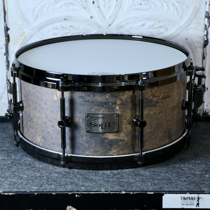 Canopus Solid Patina Brass Snare Drum 14X6.5in