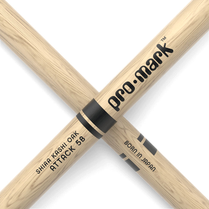 ProMark Classic Attack 5B Drum Sticks - Shira Kashi Oak