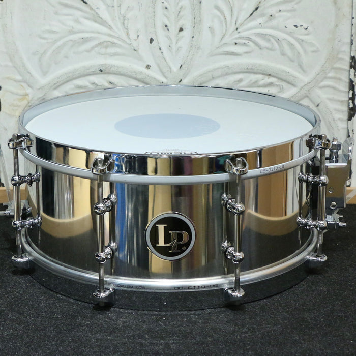 Used LP Salsa Steel Snare Drum 13X5.5in - Timpano-percussion