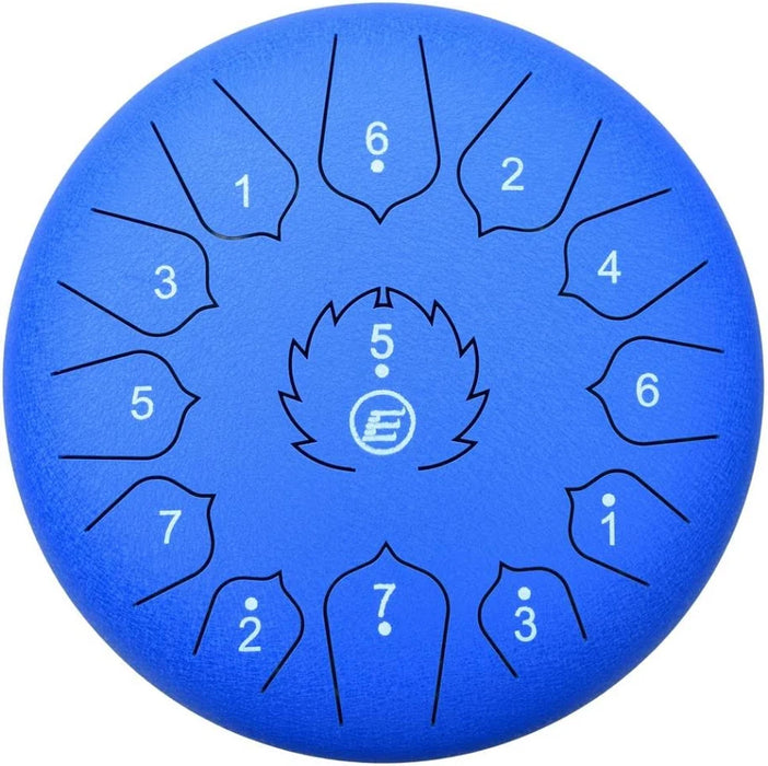 Ecko Tongue Drum 12in 13 notes blue