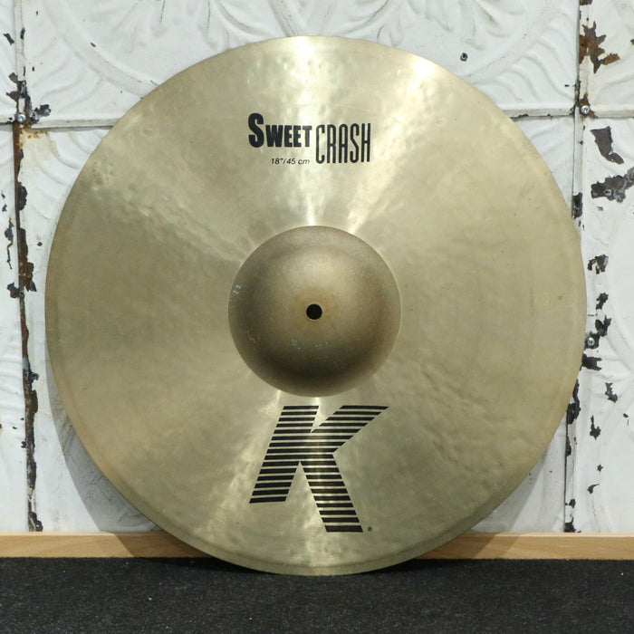 Used Zildjian K Sweet Crash Cymbal 18in (1290g)