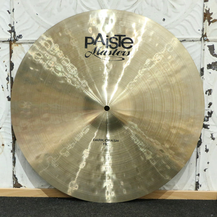 Cymbale crash usagée Paiste Masters Dark 19po (1514g)