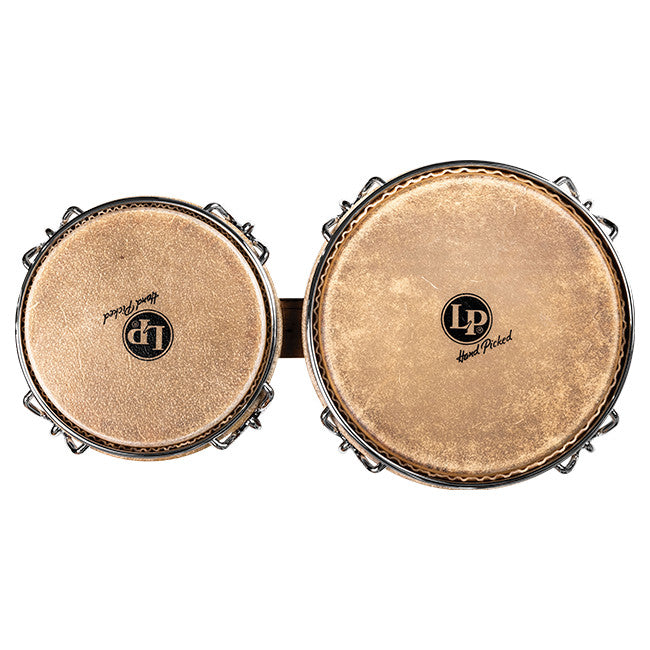 Bongos Latin Percussion Édition Limitée 60ième anniversaire John "Dandy" Rodriguez - bois Zebrano