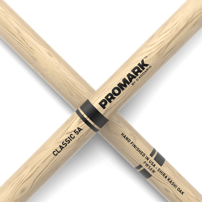 Baguettes de caisse claire ProMark Classic Attack 5A - Shira Kashi Oak