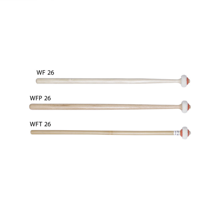 Kolberg WFT26 Viennese flannel timpani mallets - tonkin shaft