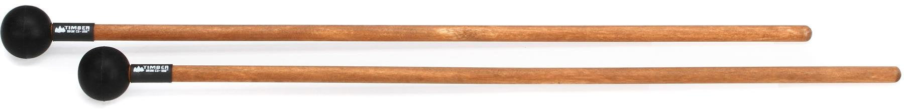Maillets en caoutchouc souple Timber Drum Company avec manches en bois dur massif