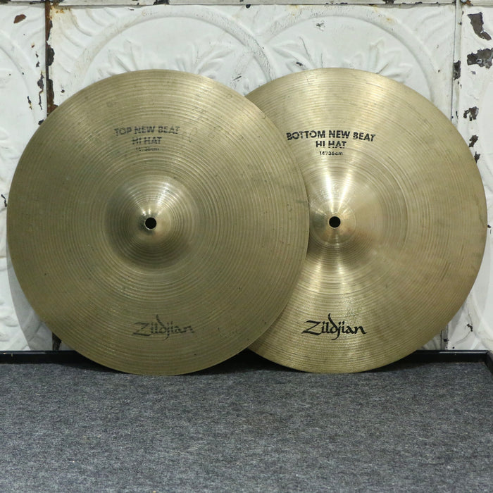 Used Zildjian A New Beat Hi-Hat Cymbals 14in (976/1574g)