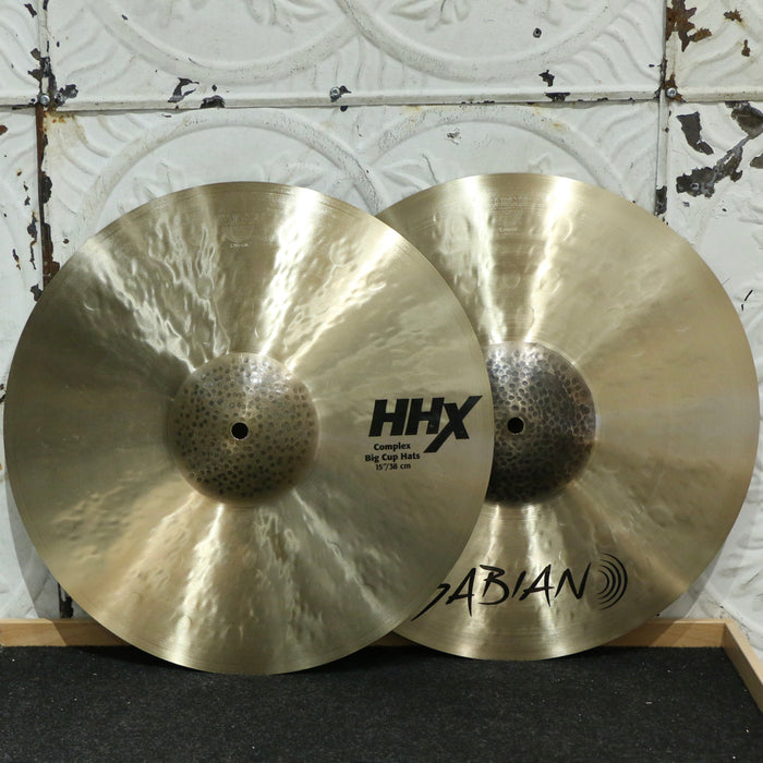 Cymbales hi-hat Sabian HHX Complex Medium Big Cup 15po (1096/1466g)