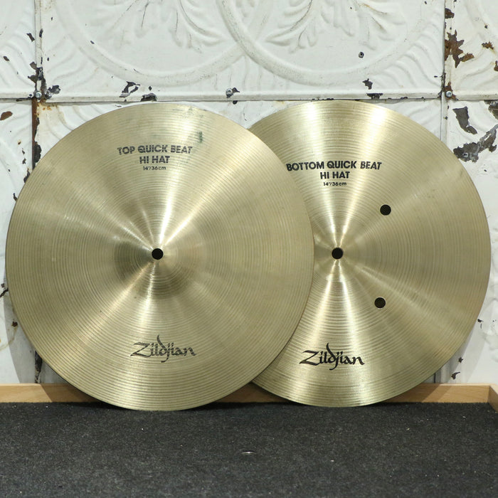Cymbales hi-hat usagées Zildjian Avedis Quick Beat 14po (1210/1276g)
