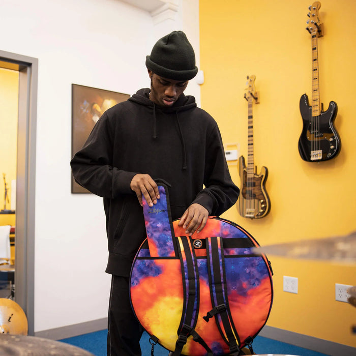 Sac à dos étudiant pour cymbale Zildjian 20 pouces - Orange Blast