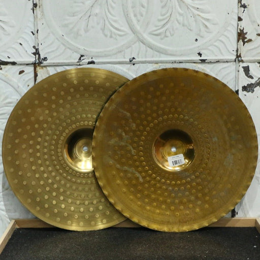 Used Zildjian Pitch Black Mastersound Hi - Hat Cymbals 15in (1438/1592g) - Timpano - percussion