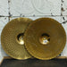 Used Zildjian Pitch Black Mastersound Hi - Hat Cymbals 15in (1438/1592g) - Timpano - percussion