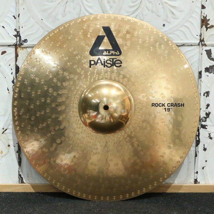 Cymbale crash usagée Paiste Alpha Rock 19po (1774g)