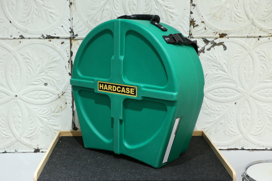 Étui de caisse claire usagée Hardcase 14po - vert