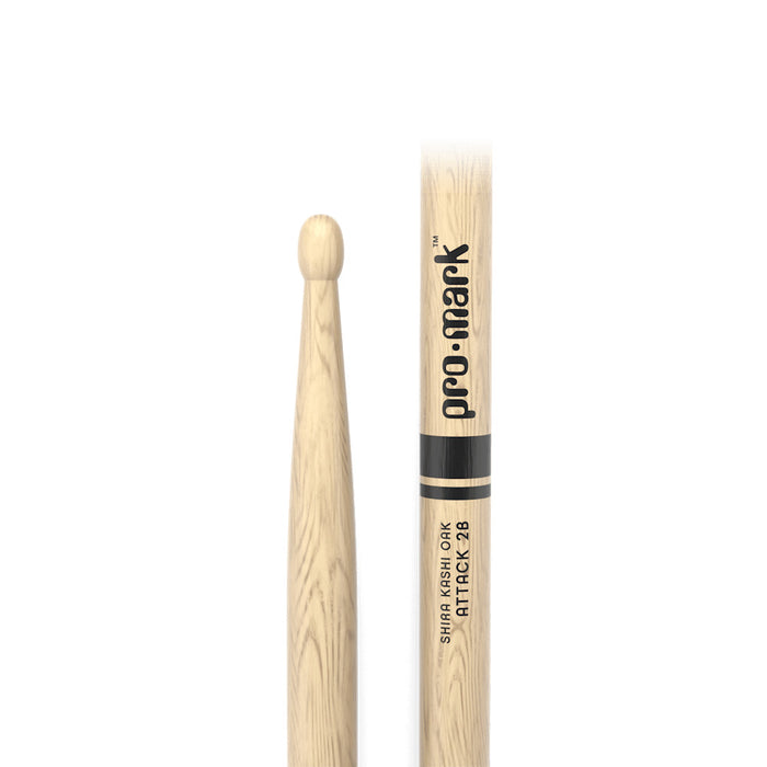 Baguettes de caisse claire ProMark Attack 2B - Shira Kashi Oak