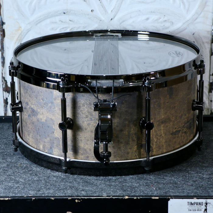 Canopus Solid Patina Brass Snare Drum 14X6.5in