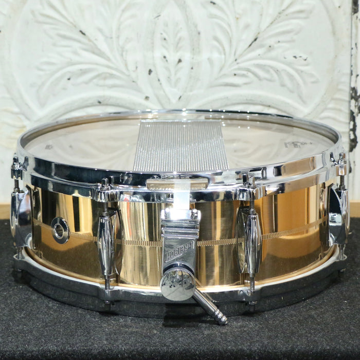 Used Gretsch USA Custom Bronze Snare Drum 14X5in