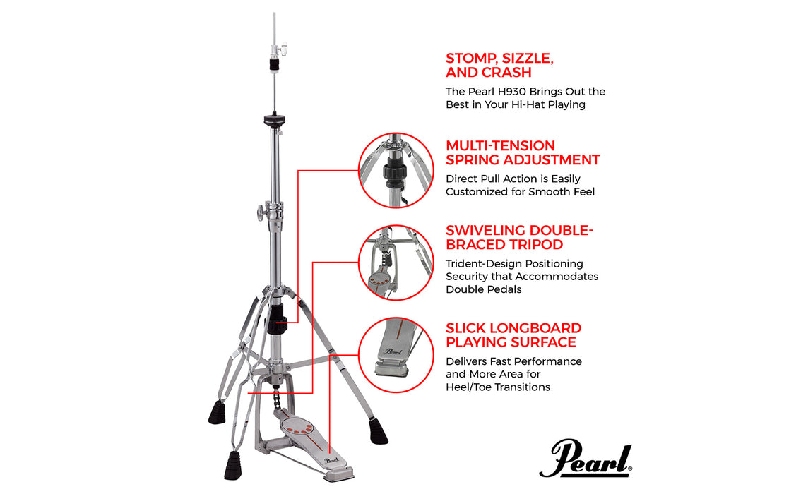 Pearl Demon-Style Hi-Hat Stand