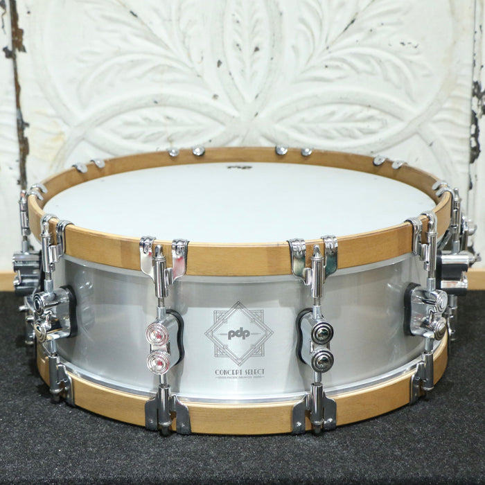Used PDP Concept Select Seamless Aluminum Snare Drum 14X5in