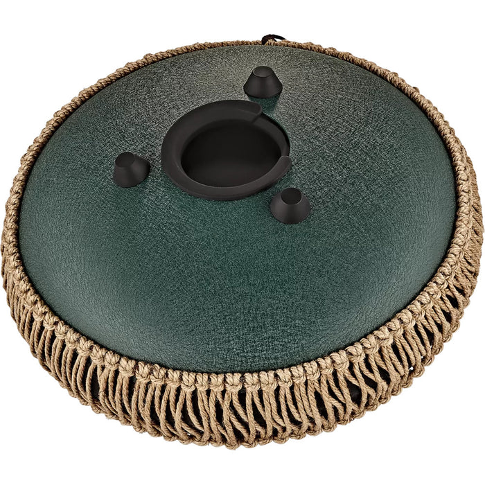 Meinl Sonic Energy Medium Octave Steel Tongue Drum F# Minor Dark Green