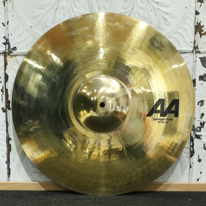 Cymbale crash usagée Sabian AA Spotlight 18po (1586g)