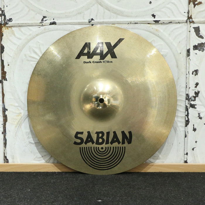 Used Sabian AAX Dark Crash Cymbal 15in (768g)