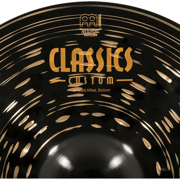 Meinl Classics Custom Dark hi-hat cymbals 15in