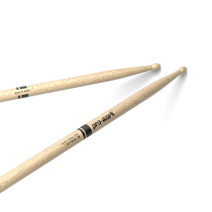 ProMark Attack 2B Drum Sticks - Shira Kashi Oak