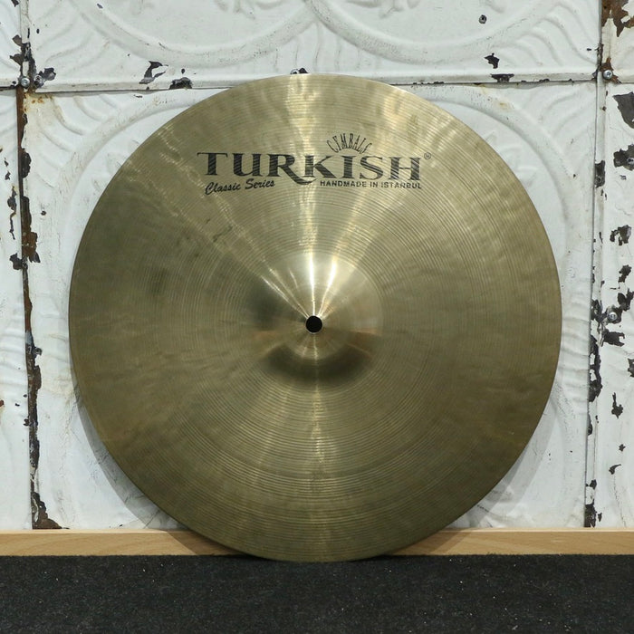 Cymbale crash usagée Turkish Classic Medium Thin 16po (972g)
