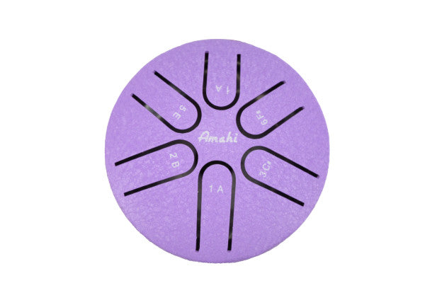 Amahi 3in STEEL TONGUE DRUM, PURPLE