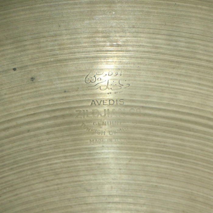 Cymbale ride usagée Zildjian Avedis USA 50's Hollow 24po (3056g)