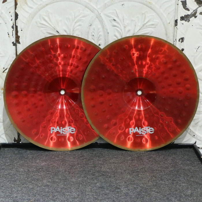 Used Paiste 400 Color Sound Hi-Hat Cymbals 14in (852/978g)