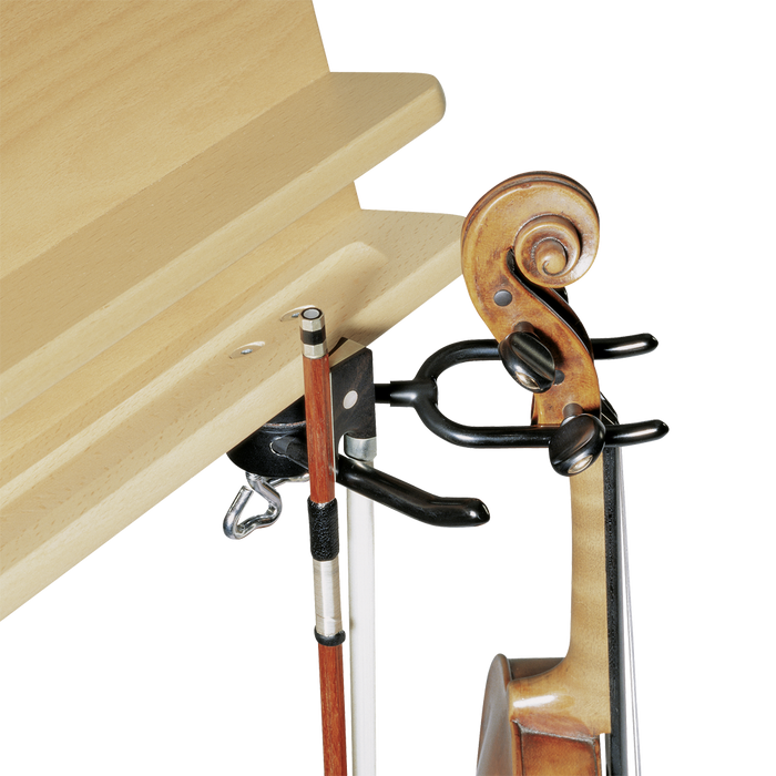 Kolberg 4270B Bow holder for music stand tray/pivoting joint adapter