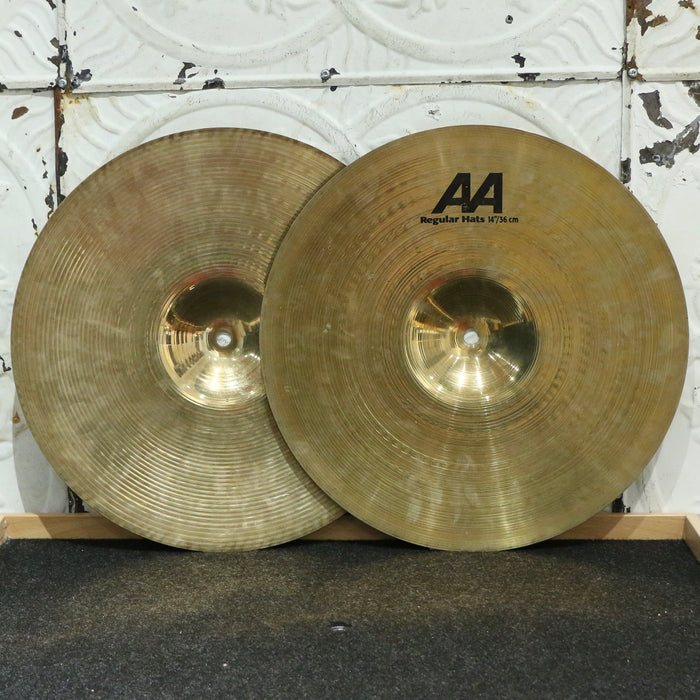 Used Sabian AA Regular HI-Hat Cymbals 14in (1030/1442g)