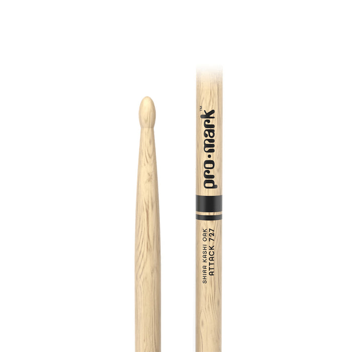 Baguettes de caisse claire ProMark Attack 727 - Shira Kashi Oak