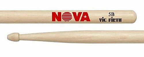 Vic Firth N5B drumsticks with Nova Imprint