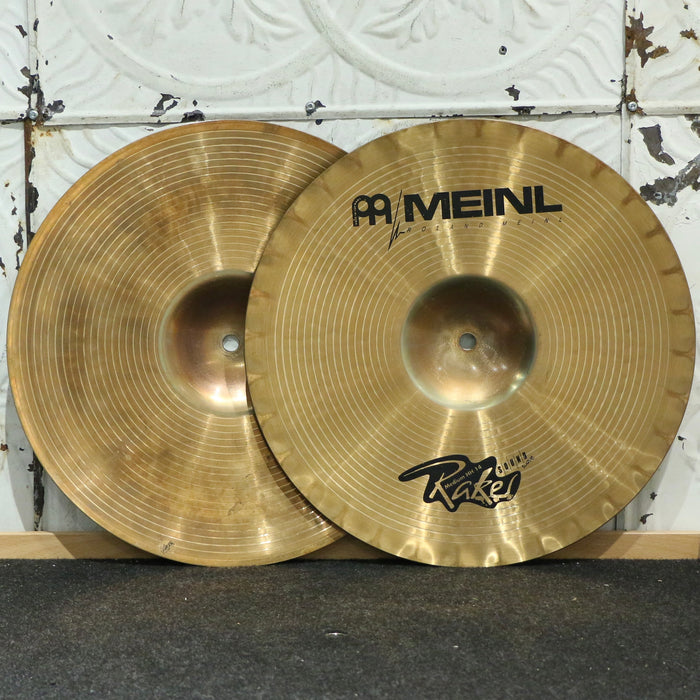 Cymbales hi-hat usagées Meinl Raker Medium Sound Wave 14po (1002/1104g)
