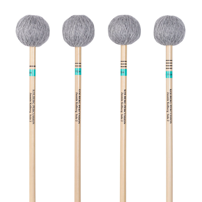 Kolberg R704 marimba mallets Jasmin Kolberg Solo 2 green set of 4 rattan