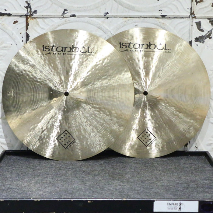 Istanbul Agop Traditional Jazz Hi-Hat Cymbals 15in