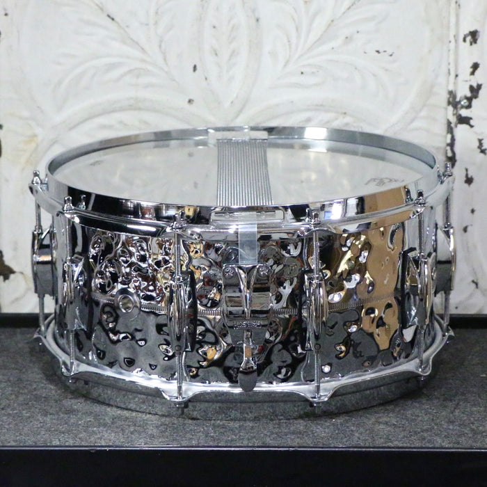 Gretsch Brooklyn martelé chrome sur caisse claire en laiton 14X6.5in