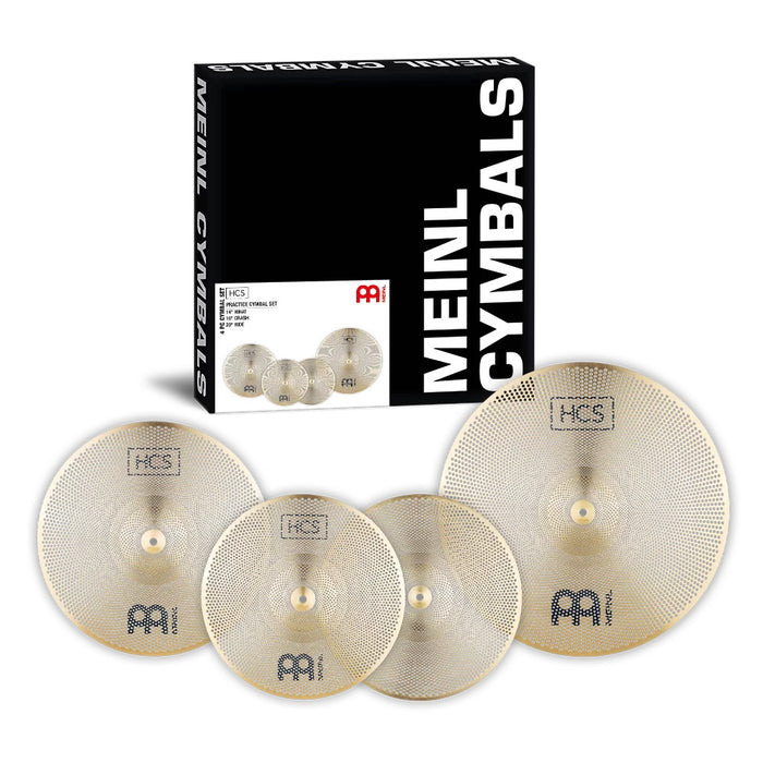 Jeu de cymbales d'entraînement Meinl 14po / 16po / 20po HCS Practice Set