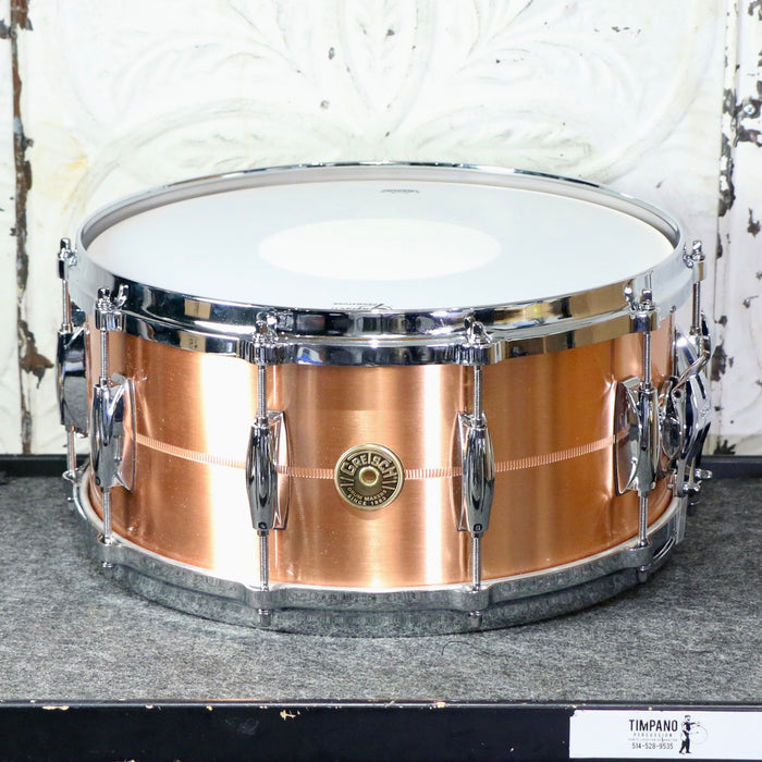 Caisse claire Gretsch USA CUSTOM Copper 2mm 14X6.5po