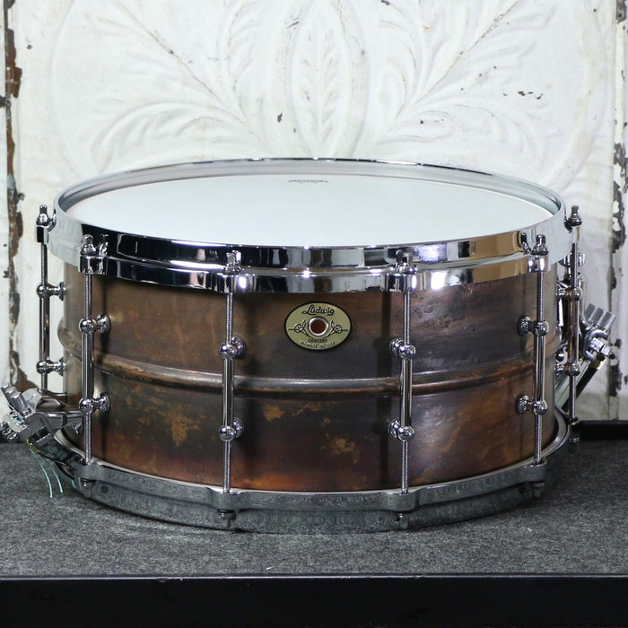 Ludwig Raw Copper Concert snare Drum 14X6.5in