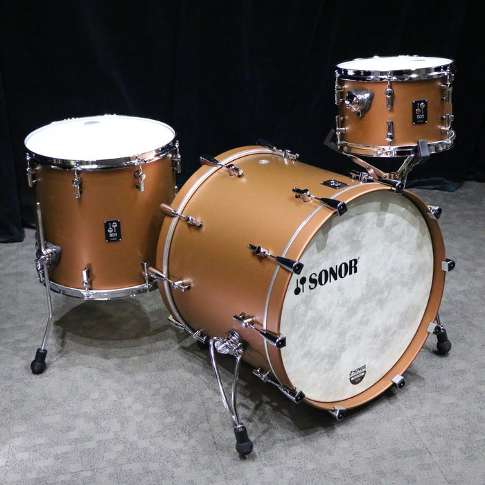 Sonor SQ1 Drum Kit 22-12-16in - Satin Copper Brown