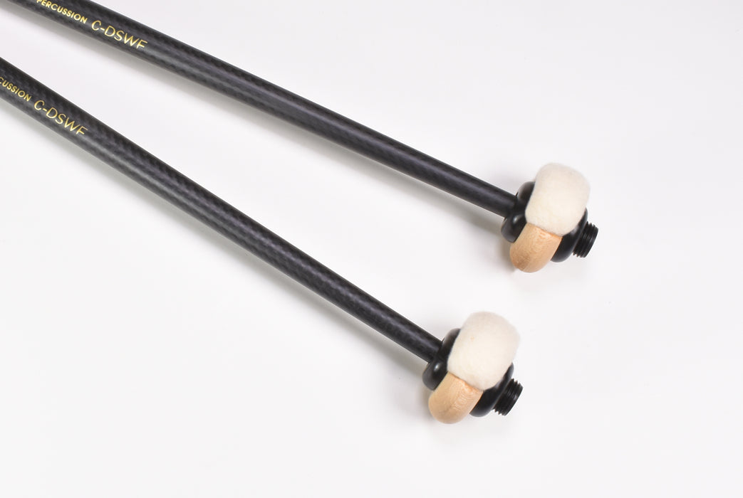 Freer Percussion C-DSWF 50/50 Felt Wood Double Sided on Carbon F