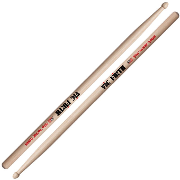 Baguettes de caisse claire Vic Firth Nicko McBrain